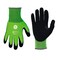 Ge Coated Gloves, Nitrile, Sandy, Green, L 1 PR GG221LC - alternate 1